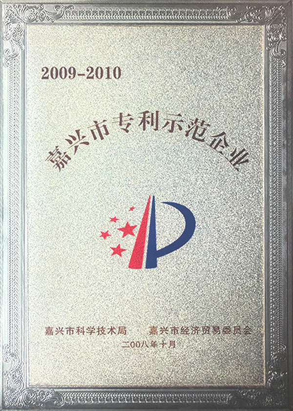 嘉兴市专利示范企业
